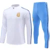 3 étoiles Argentine Survêtement adulte Maillots de football 2023 2024 Veste à domicile Chemises de football Messi Di Maria Dybala de Paul Maradona 23 24 25 Costume d'entraînement pour hommes et enfants