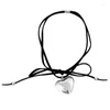 Pendant Necklaces Simple Love Heart Necklace Clavicle Chain Long Rope Short Jewelry