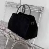 Sac de créateur sac fourre-tout de luxe pour femmes de haute qualité sac de fourrette de vache sac en daim kendou sac à main sac à main sac de grande capacité