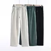 Vale a gamba dritta L-15 pantaloni pantaloni in cotone pantaloni sciolti in forma jogger donne pantaloni della tuta casual con tasche a mano super morbide e caldi che transero i pantaloni per l'inverno autunnale