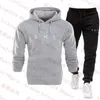 Casual sweatsuit Designer Tracksuit Homens Luxo Sweat Suit Outono Inverno Jacke Mens Jogger Ternos Jaqueta e Calças Conjuntos Preto Cinza Sporting MULHERES Ternos Hip Hop Set