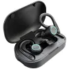 TWS Bluetooth 5.1 écouteurs avec Microphone casque sans fil HiFi stéréo crochet d'oreille écouteurs réduction du bruit casques étanches