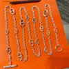 Ожерелья с подвесками Ожерелье Farandole T0P для женщин дизайнерская пара серебро 925 пробы Advanced Materials официальные репродукции бренда Европейский размер 028A L240309
