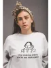 Tシャツドラマの引用を停止する女性ホワイトスウェットシャツ丸い首のタンブラーグランジフェミニスト女性グラフィックトップ衣装ストリートウェアファッション