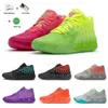 Avec boîte Rick X LaMelo Ball MB.01 Chaussures de basket-ball Queen Buzz City Noir LO UFO Red Blast Rock Ridge Not From Here Hommes Sport Trainner Sneaker