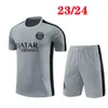 Maillot Paris treino camisas de futebol mbappe camisa de treinamento homens e crianças 23 24 treino de futebol jersey shorts kit Survetement Foot camisetas