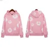 Hoodies Sweatshirts Designer Mens Women Pink Foaming Wreath Flowers Circle Hoodie Fashion Loose Streetwearhip Hop Street Tracksuit Suit