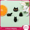 Brooches Cartoon Animal Cute Black Cats Enamel Pins Bag Metal Badges Fashion Creative Badge Pin Jewelry Children's Gift