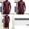 Men'S Casual Shirts African Men Dress Shirt Mid Length Round Neck Long Sleeve Tops Male Spring Traditional Plus Size Slim Dashiki Blo Dhury