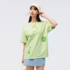 T-shirt Semir Short Sleeve Tshirt Women Mid Length 2023 Summer New Oversize Irregular Flower Dress Tshirt Sense