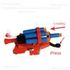 Novelty Games Soft Bullets Launcher Spray Wrist With Gloves Launching Soft Bomb Toy Gun Outdoor Games Toys T240309