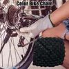 1PC Single Speed ​​Drive Systems Cykelkedja Folding Bike Urban Leisure Chains Color MTB Road Parts 240228