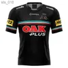 Fans Tops Tees Maillots de Rugby 2024 Panthères WORLD CLUB CHALLENGE Maillots de Rugby 23 24 Penrith Panthers à domicile Version Champion Taille Alternative S-5XL ChemiseH240309