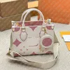 2024 Tote Bags Designer Women Handbags High Quality Shopping with Coin Purse Fashion Shoulder Leather Crossbody Tote Embossed Flower Bag