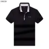 Högkvalitativ chef Men Polo Shirt Fashion Mens T-Shirt Luxury Collar Breattable Top Summer Business Shirt Designer Polos Skjortor Size M-XXXL Partiage