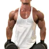 Débardeurs pour hommes Entraînement Tanktop Muscle Guys Gym Vêtements Bodybuilding Stringer Top Hommes Coton Gilet Y Retour Chemise Sans Manches Sports Singlets