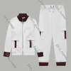 Designer Mens Tracksuits Luxury Gucchi Clothes Sweatsuit Two Piece Embroidery G G Womens Tracksuit Jogging Suit Guccu Jacket Hoodie Pants Set Sporting Suits 671