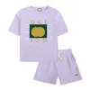 INS 2 styles Kids Clothing Sets Boys Girls Tracksuits Suit Letters Print 2pcs Designer T shirt short pants Suits Chidlren Casual Sport Clothes 90-160