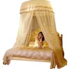 Sivrisinek Net 5 Boyutlar Yuvarlak Yatak Yatak Odası Böcek Uyku Perdesi Kubbesi En İyi Prenses Yatak Kanopisi Çift 323A için Netting