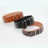 Retro Watchbands 18mm 20mm 22mm 24mm Leather Watch Strap Replacement PU Leather Bracelet Black Brown Watch Band 240301