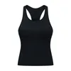 Yoga-outfit Stijlvol vest Dames Gym Sport-bh Fitness Workout Top Hoge impact tank Push-up Hardlopen strak ondergoed met borstkussens