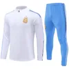 Ropa deportiva popular 2024 y 2025, uniformes de entrenamiento para niños y hombres de España, Argentina, conjunto de fútbol de manga larga, conjunto de entrenamiento de la selección europea, conjuntos de chándal