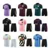 23 24 tuta 2023 2024 PARIGI tuta sportiva da allenamento tuta a maniche corte maglia da calcio kit uniforme chandal felpa per adulti set uomo bambini