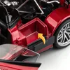 1/18 Pagani Huayra BC Legierung Sportwagenmodell Druckguss Metall Rennwagen Fahrzeugmodell Sound- und Lichtsimulation Kinderspielzeug Geschenk 240228