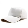 Ball Caps Men's Summer High Top Truck Hat Pure Cotton Baseball Casual Solid Color Peaked Cap All-match Sunscreen Hats