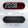 Wall Clocks Digital Clock Large Display 15Inch With Time Date Temp Week Timer 1Auto-Dimming LED Easy Install