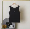 Dames T-shirts Zomer Dames Tops Tees Crop Top Borduren Sexy Off-shoulder Zwarte Tank Top Casual Mouwloos Backless Top Shirts Effen Kleur Ves