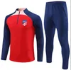 2023 2024 2025 Yetişkin Çocuklar Atletico Madrids Trailsuit Chandal Futbol Futbol Eğitim Suit2023 2024 2025 Madrids Trailtsits Set Erkek Camiseta De Futbol Ceket