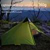 バージョン230cm 3f UL Gear Lanshan 1 Ultralight Camping 3/4シーズン15d Silnylon Rodless Tent 240223