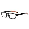 Modne okulary przeciwsłoneczne ramy TR90 vintage sportowe okulary rama retro przezroczyste okulary soczewki Męs