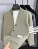 Männer Pullover Ankunft High-End-Luxus Strickjacke 2024 Herbst Koreanische Trend Mode Einfache Feste Farbe Casual Pullover Mantel