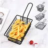 Siebe Siebe American Creative Iron Wire Food Tavern Nachtclub Snack Western Restaurant Pommes Frites Korb Drop Delivery H Dht1A