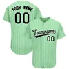 Custom Baseball Jerseys Personalized Design Your Name/Number Striped Printed Shirts Softball Training Uniforms Men/Women/Youth 240305