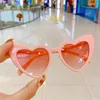 Sonnenbrille Mode Kinder Herzform Jungen Mädchen Großer Rahmen Glitzer Rosa Sommer Sonnenschutz Brille Outdoor Brillen Uv400 Brillen