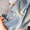 ズボンの女の子のデニムワイドレッグパンツスプリングストリップシンプルで多用途のゆるいカジュアルストレートパンツ。