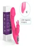 G Spot Rabbit Vibrator wiederaufladbare wasserdichte Dildo -Vibe Dual Motor -Klitoris -Stimulator mit 12 Schwingungsmodi Stille Sexspielzeug Y19072262944700