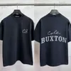 T-shirts pour hommes surdimensionnés Cole Buxton T-shirts lettre slogan patch brodé hauts à manches courtes surdimensionné CB T-shirt pour hommes femmes 412
