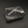 Gun Toys Portable Metal Mini Toy Gun Model Keychain Alloy Empire G17 Shell Ejection Pistol Shape Weapon Free Assembly with Box T240309