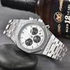 NEW A P Famous Mens all dials working classic designer WristWatches Luxury Fashion Crystal Diamond Men Watches Large dial man quartz clock stop watch #2818