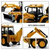 Diecast Model Cars Huina 1/50 Miniatures of Metal Car Loader Truck Loader Excavator crawler Model Crawlers Toys for Boy Diecasts Toy Vehicles T240309