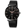 Horloges Horloge Mannen Reloj Hombre Erkek Kol Saati Cuena Vrouwen Quartz Datum Horloges Roestvrij Stalen Band heren Pols221q