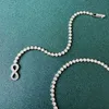 Bracciale di montaggio regolabile per gioielli all'ingrosso in argento sterling 925 16 cm 17 cm 18 cm 19 cm 20 cm Tennis Moissanite