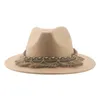 Cowboyhüte Hut Fedora Hut Gefilzter Mann Hut Hüte für Frauen Western Cowboy Panama Vintage Casual Luxus Männer Hut Sombrero Hombre 240228