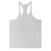 Men's Tank Tops Workout Tanktop Muscle Guys Gym Clothing Bodybuilding Stringer Top Men Cotton Vest Y Back Sleeveless Shirt Sports Singlets