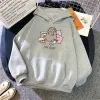 Bluzy 2021 Zabawne The Cat Hoodie Women Fashion Kawaii Korean Harajuku Bluza Kobieta z kreskówek 90s Kobieta Kobieta Zwyciężona dziewczyny