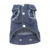 Vêtements de chien Denim Vêtements de chien Vêtements Cowboy Pet Vêtements de chiot pour petits chiens Jeans Veste Animaux Gilet Manteau Tenues XS-2XL Drop Deliver Dhrnu